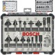 BOSCH Zestaw frezów profilowych do drewna 15szt 8mm