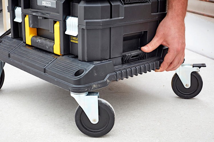 Zastosowanie platformy transportowej STANLEY FATMAX PRO-STACK