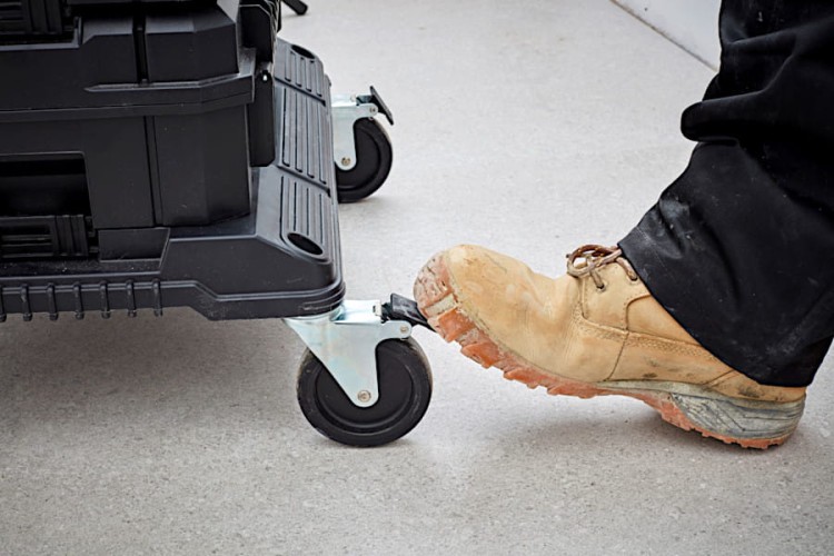 Zastosowanie platformy transportowej STANLEY FATMAX PRO-STACK
