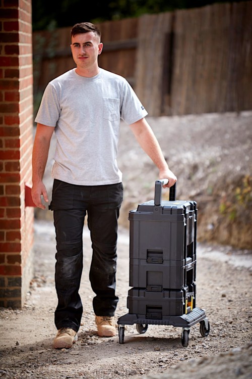 Zastosowanie platformy transportowej STANLEY FATMAX PRO-STACK