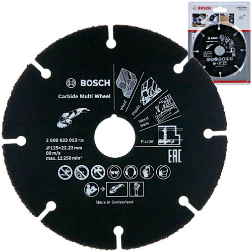 BOSCH Tarcza tnąca Carbide Multi Wheel 125x22.23mm