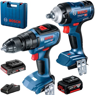 BOSCH Zestaw combo GDS 18V-400 + GSB 18V-50