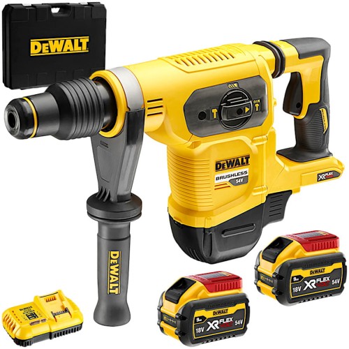DEWALT DCH481X2 Młotowiertarka 54V 6.1J + 2x 9.0Ah