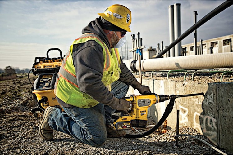 DEWALT DCH481X2 Młotowiertarka - Zastosowanie