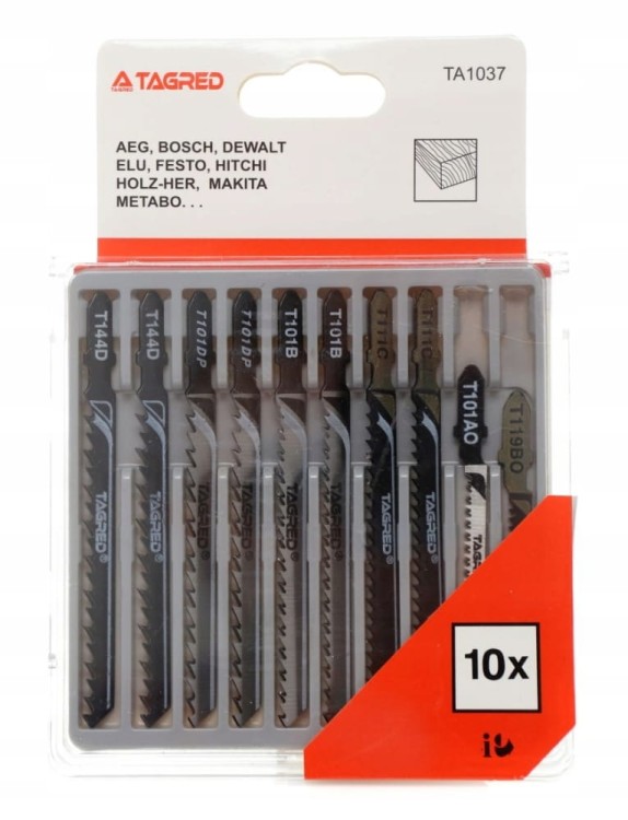 TARGED TA1037 Brzeszczoty do wyrzynarki