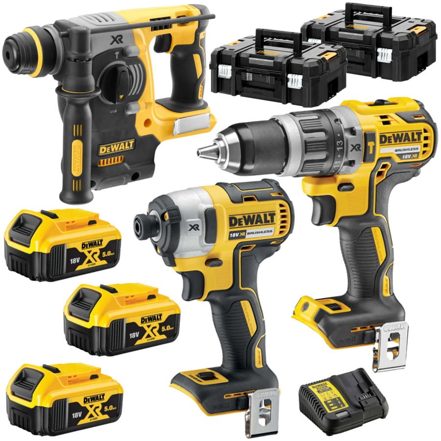 DEWALT DCK368P3T Zestaw narzędzi akumulatorowych combo