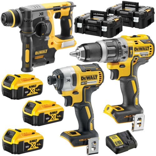 DEWALT DCK368P3T Zestaw narzędzi akumulatorowych combo
