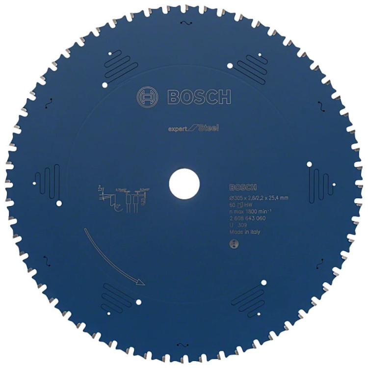 BOSCH EXPERT tarcza do cięcia stali 2608643060 do pilarek