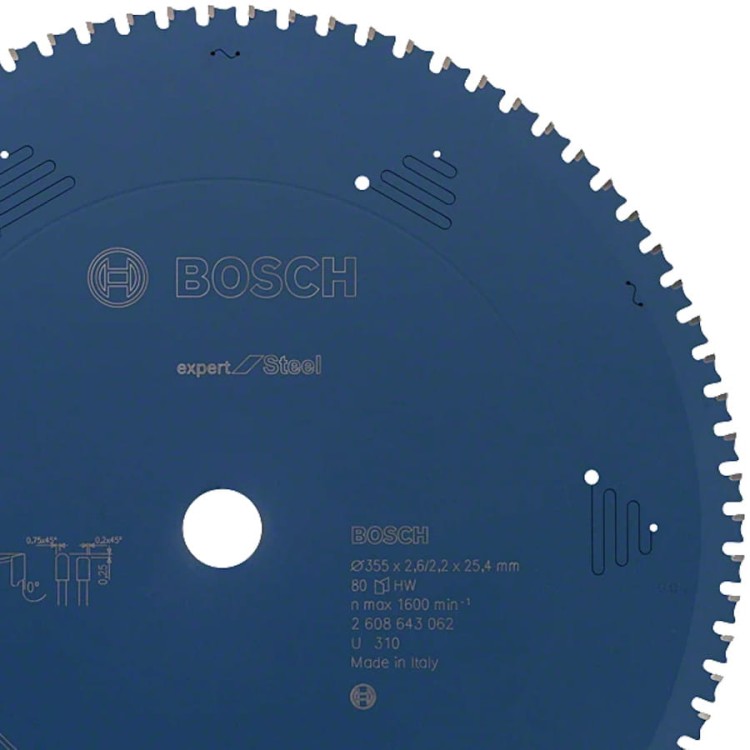 BOSCH EXPERT Tarcza do cięcia stali do pilarek 2608643062 355x25,4mm