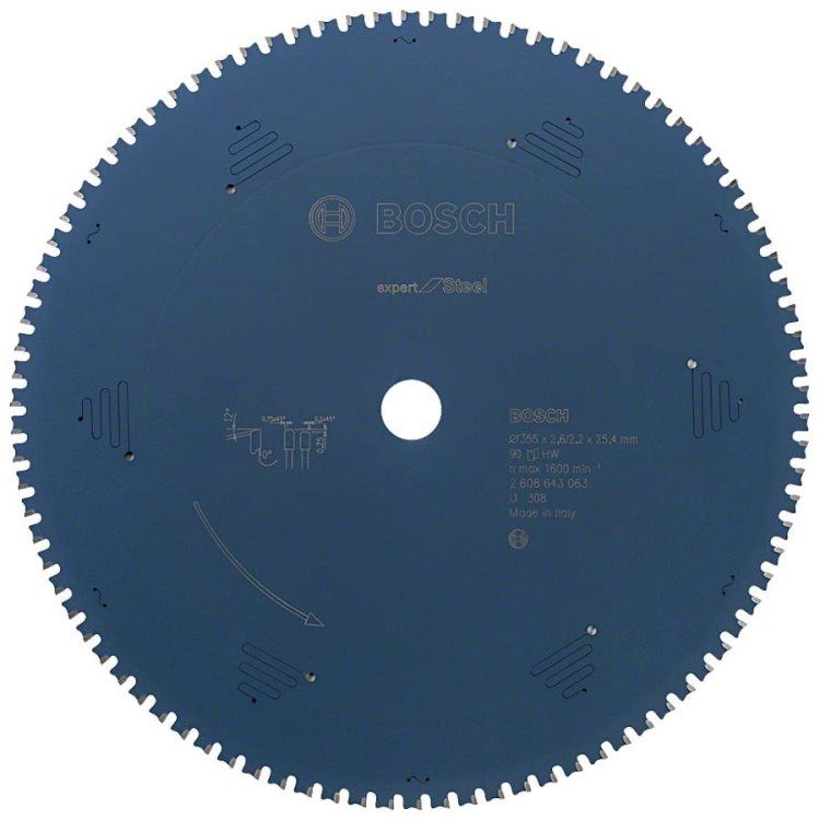 BOSCH EXPERT tarcza do cięcia metalu i stali 2608643063