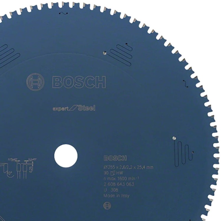 BOSCH EXPERT tarcza do cięcia metalu 2608643063 355x25,4 mm