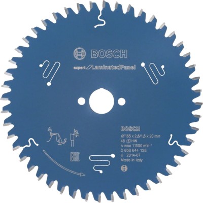 BOSCH Tarcza pilarska Expert Laminated 165x20x2,6 mm 48z