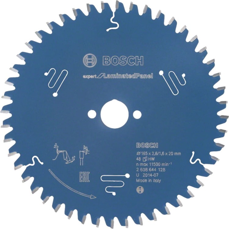BOSCH Tarcza pilarska Expert Laminated 165x20x2,6 mm 48z