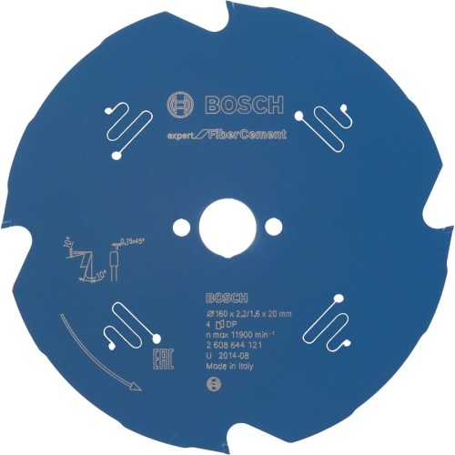 BOSCH Tarcza pilarska do cementu 160x20mm Expert 4 zęby