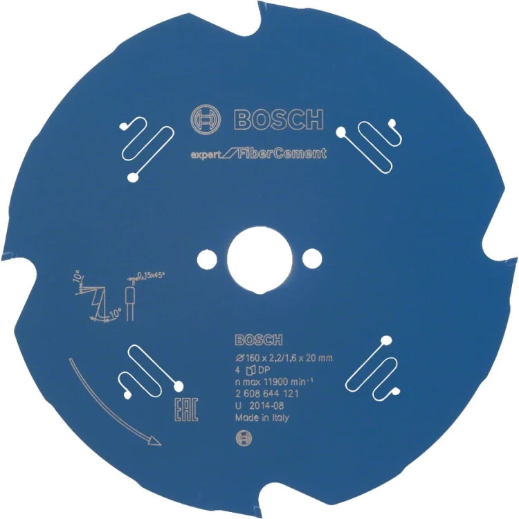 BOSCH Tarcza pilarska do cementu 160x20mm Expert 4 zęby