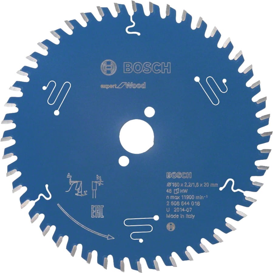 BOSCH Tarcza pilarska do drewna Experet 160x20mm 48 zębów