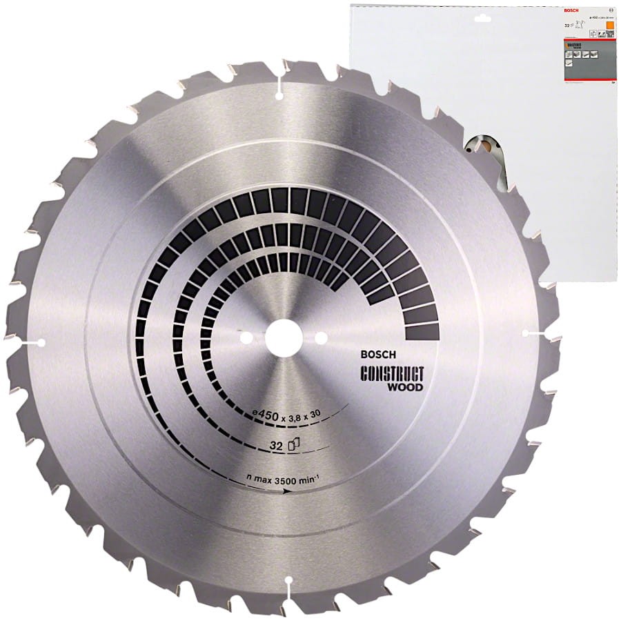 BOSCH Tarcza pilarska Construct Wood 450x30mm