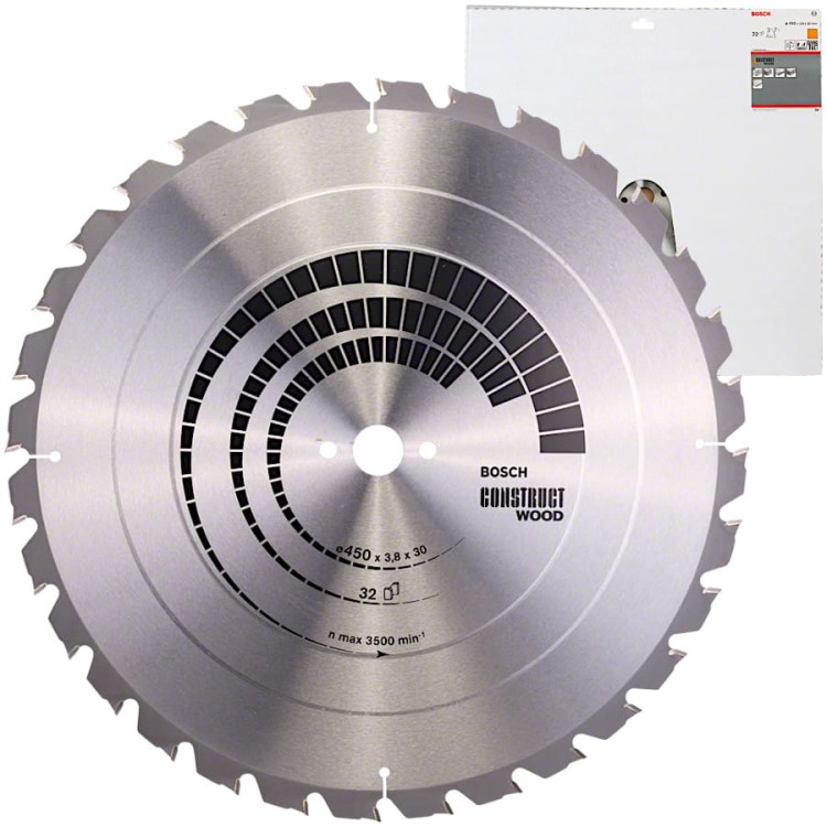 BOSCH Tarcza pilarska Construct Wood 450x30mm