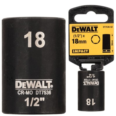DEWALT DT7536 Nasadka udarowa 1/2" 18mm Extreme impact