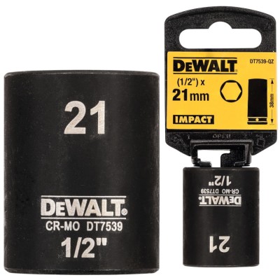 DEWALT DT7539 Nasadka udarowa 1/2" 21mm Extreme impact