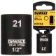 DEWALT DT7539 Nasadka udarowa 1/2" 21mm Extreme impact