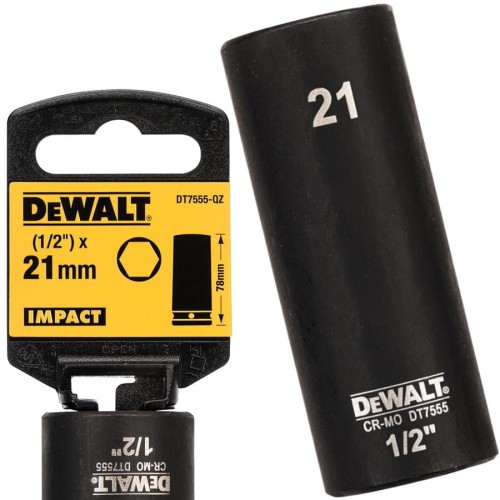 DEWALT DT7555 Nasadka udarowa 21mm długa 78mm