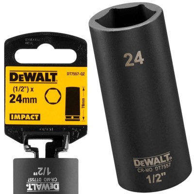 DEWALT DT7557 Nasadka udarowa 24mm długa 78mm