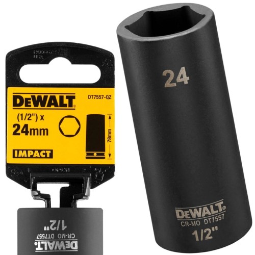 DEWALT DT7557 Nasadka udarowa 24mm długa 78mm