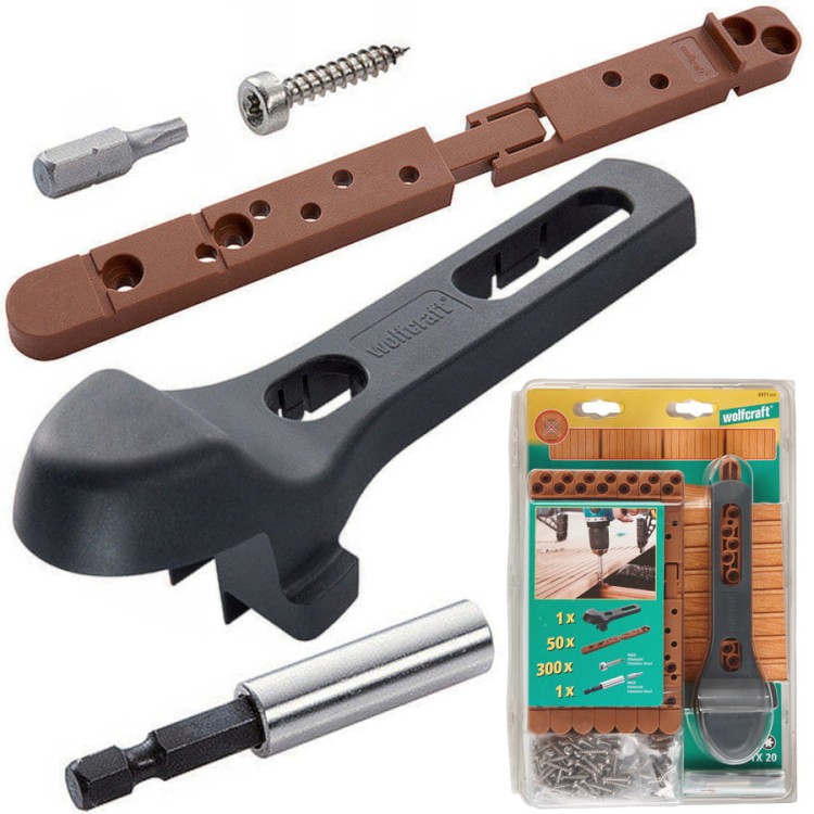 WOLFCRAFT 6971000 Zestaw do budowy tarasu