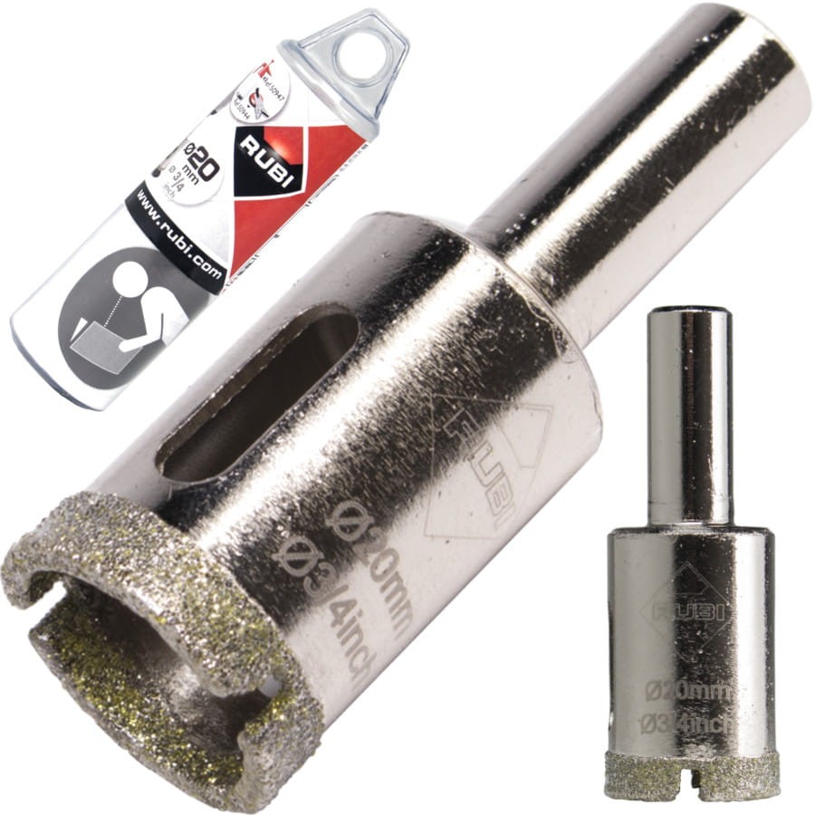 Wiertło diamentowe na mokro EasyGres Ø20mm otwornica RUBI 05961