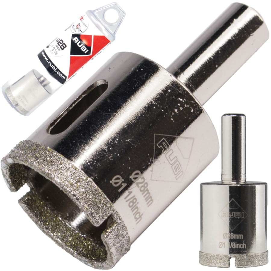 Wiertło diamentowe na mokro EasyGres  Ø28mm Rubi 05962