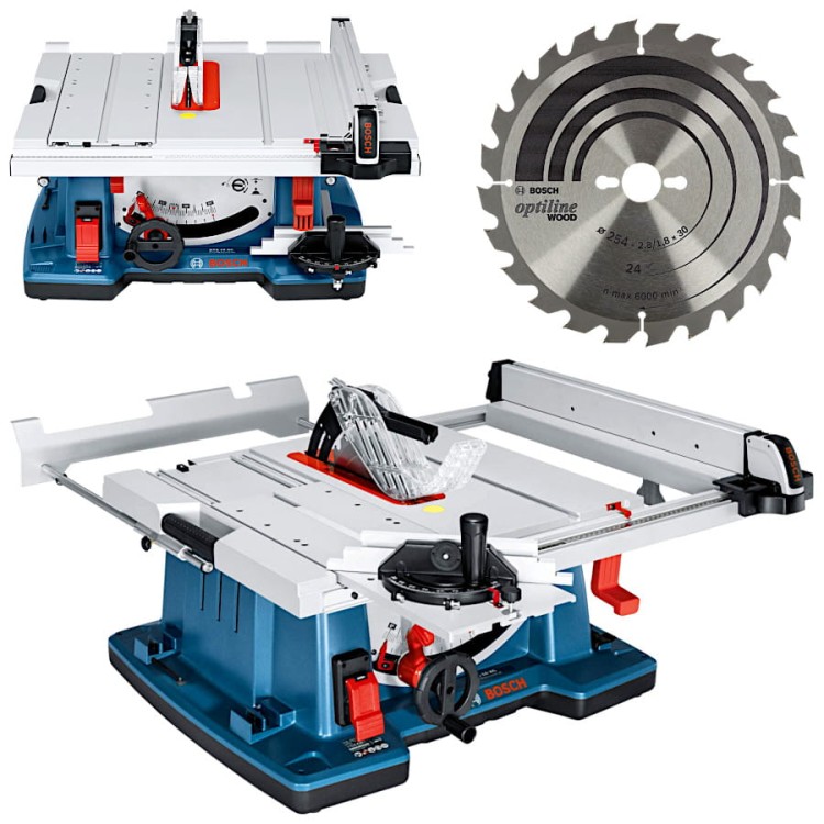 BOSCH Piła stołowa GTS 10 XC 2100W 254mm + Tarcza