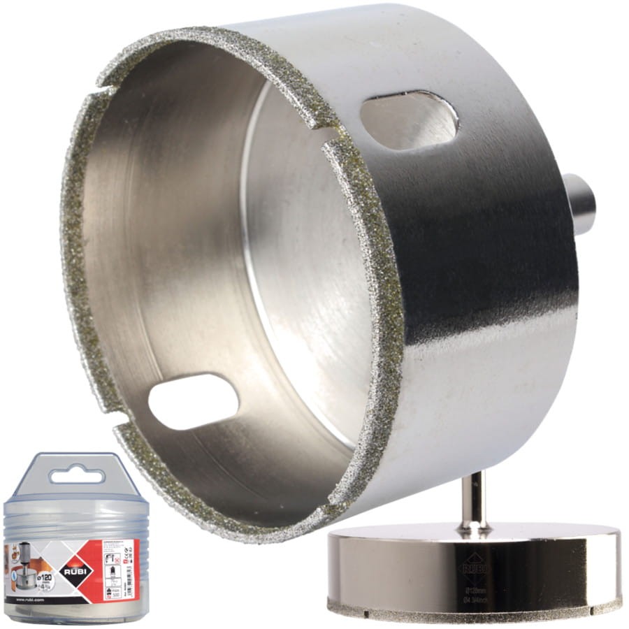 Wiertło diamentowe na mokro EasyGres Ø120mm Rubi 05982