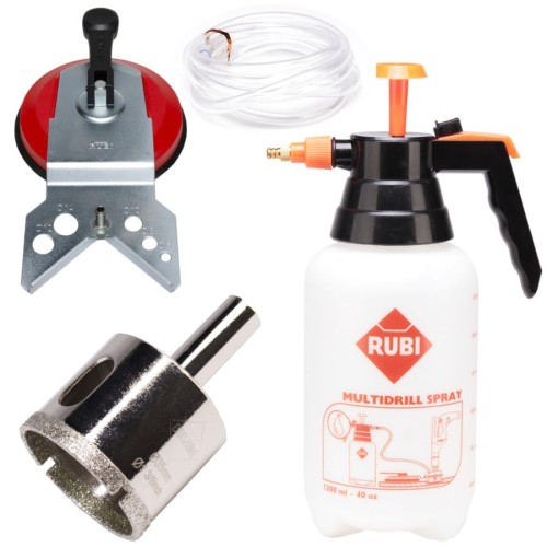 RUBI zestaw wiertło easy gres Ø 35 mm wiertło diamentowe na mokro