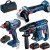 BOSCH Zestaw combo GBH 180-LI + GDX 180-LI + GWS 180-LI + 2x 5.0Ah