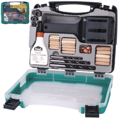 WOLFCRAFT 4645000 Zestaw do połączeń kołkowych 78 elementów