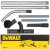 DEWALT DWV9350 Zestaw do czyszczenia do odkurzacza