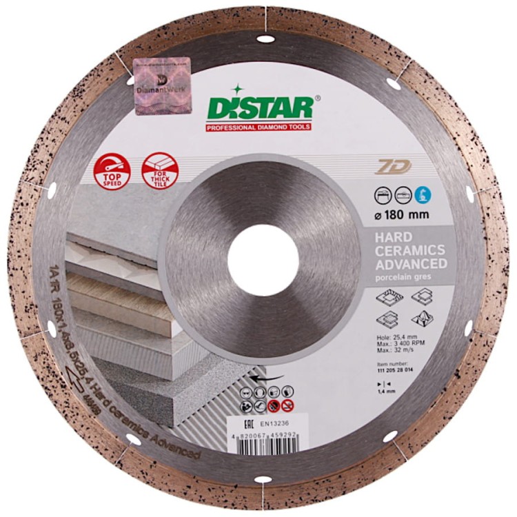 DISTAR Tarcza diamentowa do ceramiki, gresu Hard Ceramics Advanced