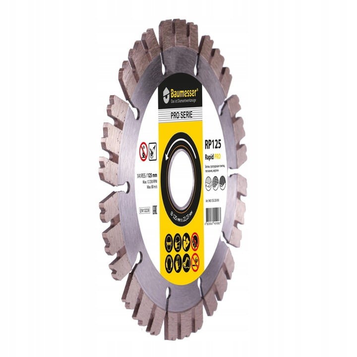 BAUMESSER Tarcza diamentowa Rapid Pro 125x22.23mm