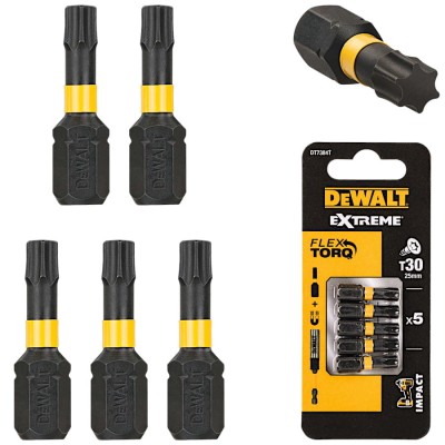 DEWALT DT7384T Zestaw bitów udarowych TORX T30 5szt.