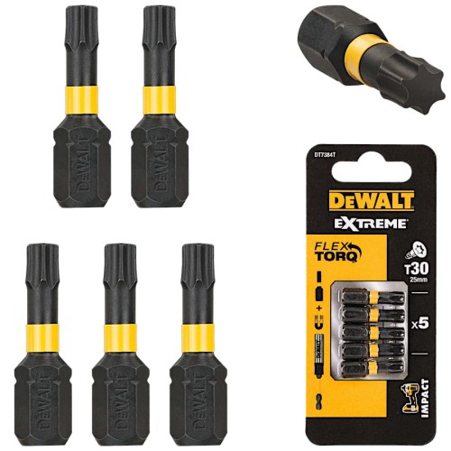 DEWALT DT7384T Zestaw bitów udarowych TORX T30 5szt.