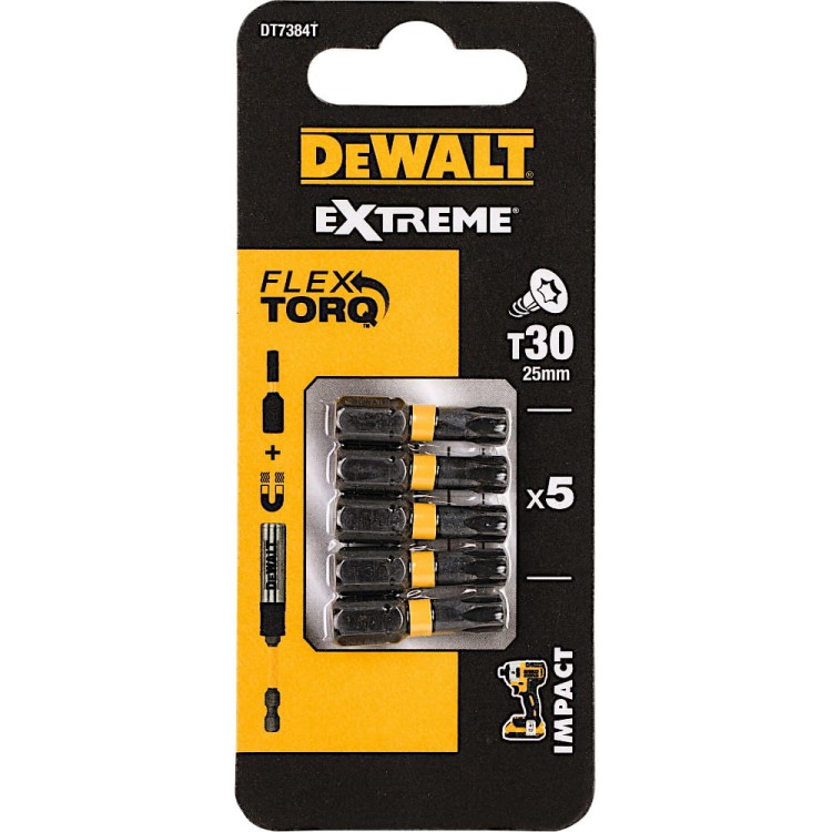 Zestaw bitów udarowych TORX T30 5szt.