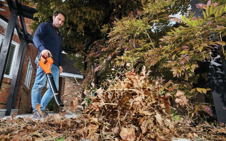 zastosowanie dmuchawy do liści BLACK DECKER GWC1820PC