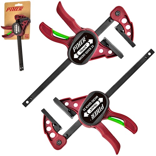 PIHER 52015 Ścisk stolarski Micro Quick 10cm 5.5cm 25kg 2szt.