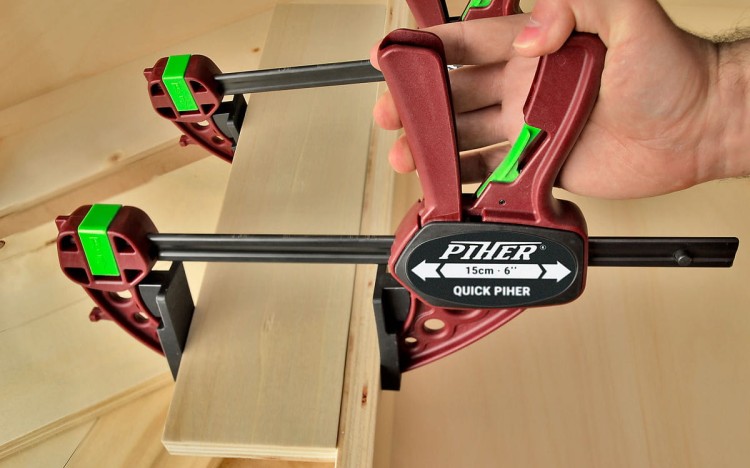 PIHER 52615 Ścisk stolarski Quick 15cm szczęki 8cm