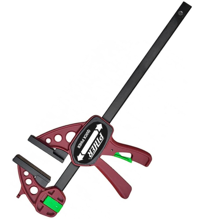 PIHER 52625 Ścisk stolarski Quick 125cm szczęki 8cm 150kg 19 x 6,3mm
