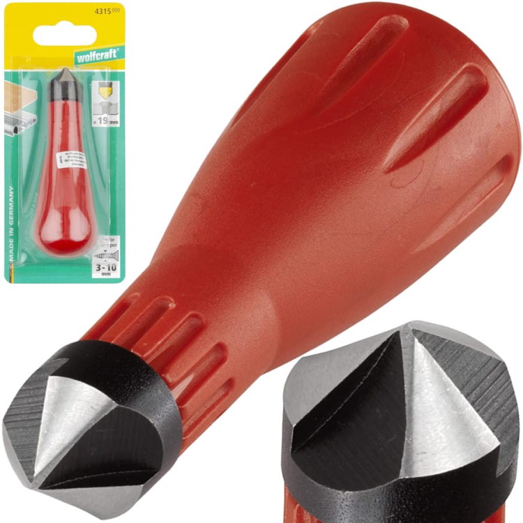 WOLFCRAFT 4315000 pogłębiacz ręczny 19mm