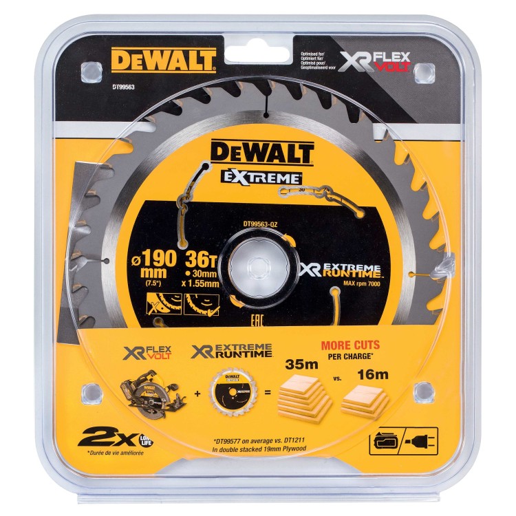 DEWALT DT99563 tarcza do cięcia drewna blister