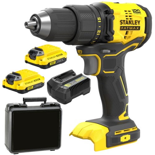 STANLEY SFMCD710C2K Wkrętarko-wiertarka 18V + 2x akumulator + ładowarka + walizka