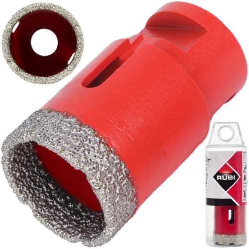 RUBI wiertło diamentowe na sucho dry gres 35mm